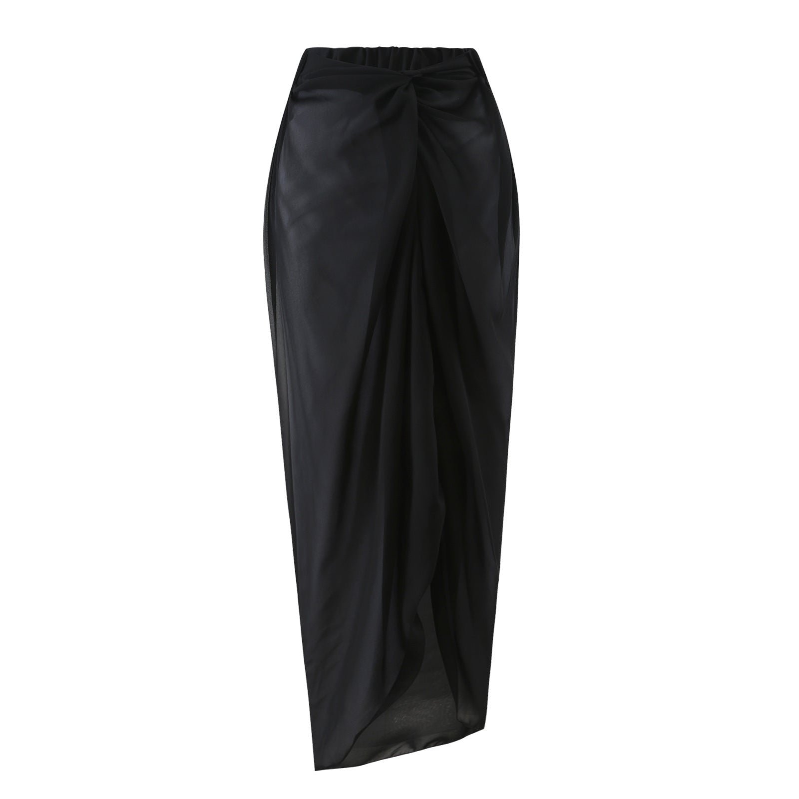 Black And White Tube Top Bow One-piece Swimsuit - Image 5